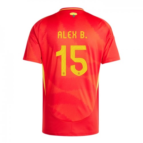 Camiseta España Alex Baena 15 Primera Euro 2024 Camiseta España Alex Baena 15 Primera Euro 2024